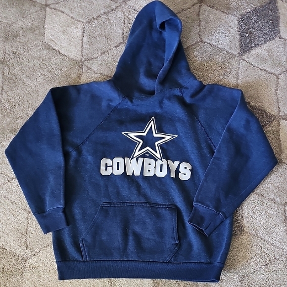 Kids Blue Hoodie with Cowboys Star Design - Picture 1 of 1